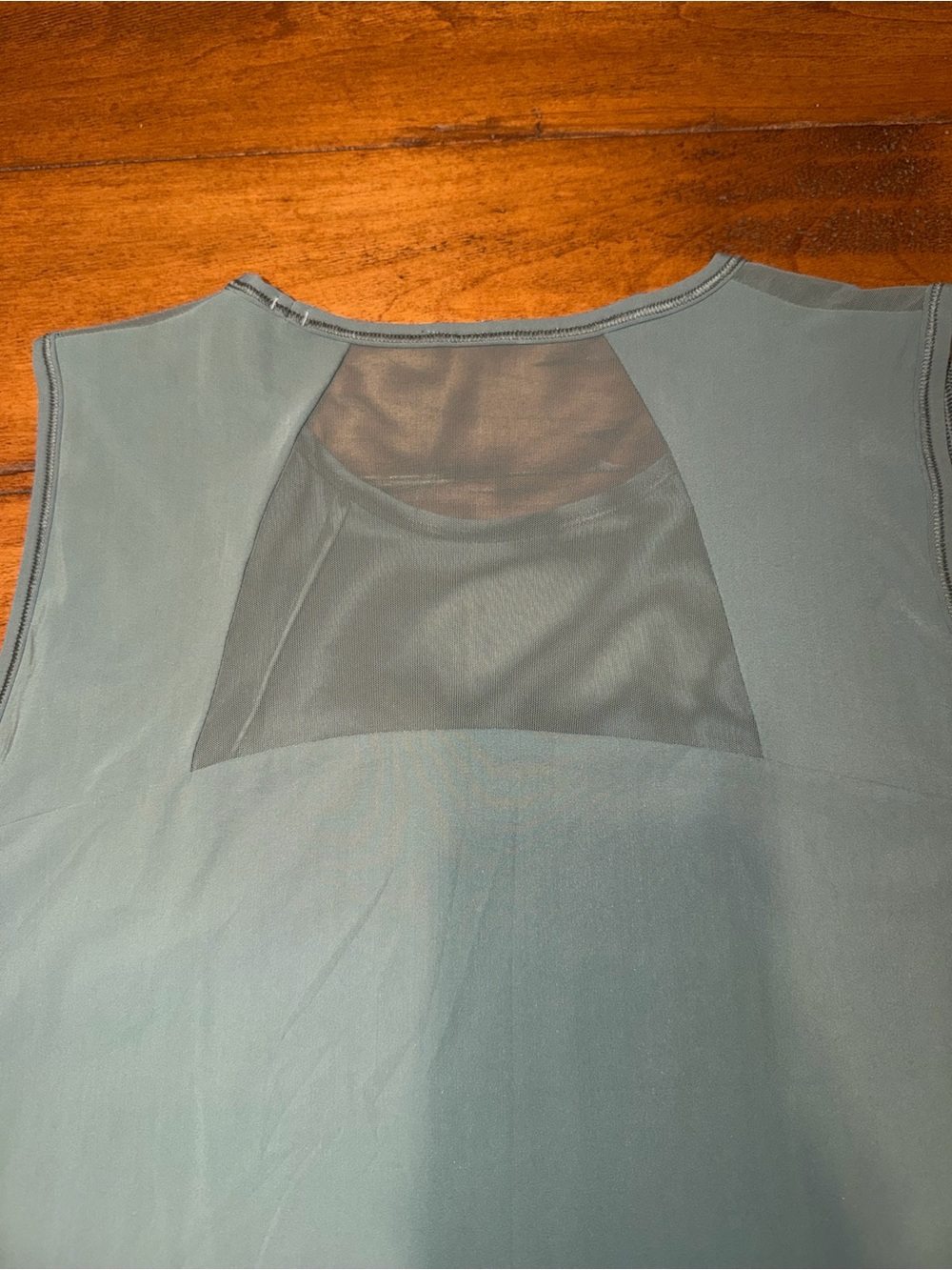 lululemon athletica Olive Green Mesh-Back Tank Top - Picture 3 of 4